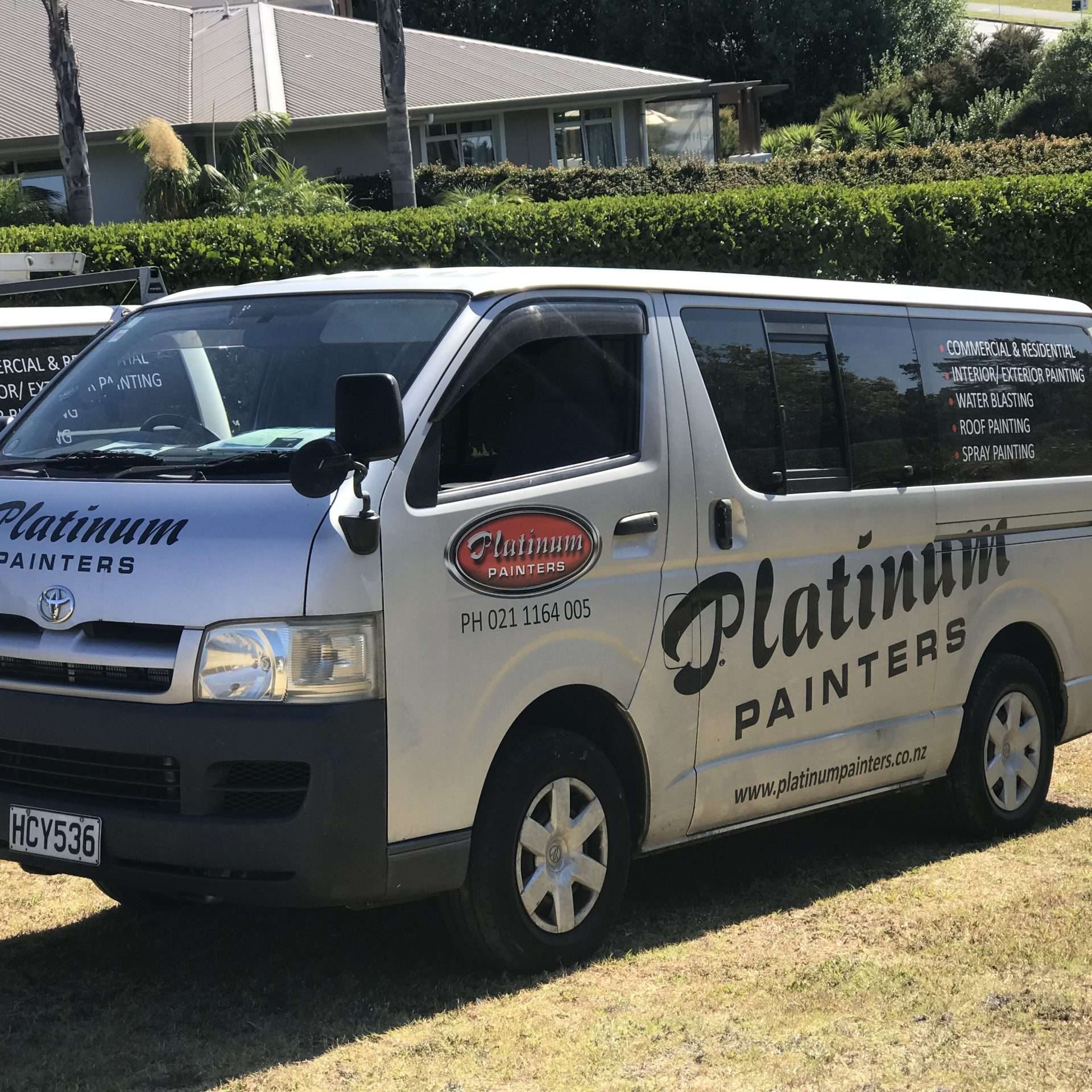 platinum painters work van